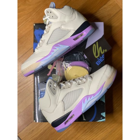 Size 7m/8.5w Air Jordan 5 Retro “DJ Khalid We The Best Sail” Athletic Sneakers D - Picture 7 of 7